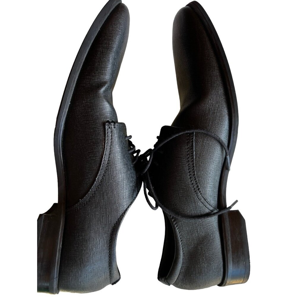 Calvin Klein Gordon Men's Size 9.5 Shoes Oxford Black Lace Up Dress Career - Picture 5 of 12